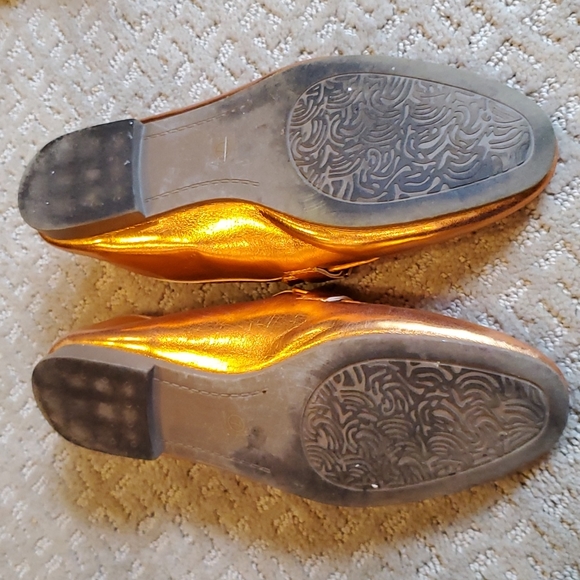 Metallic orange loafers - Picture 4 of 4